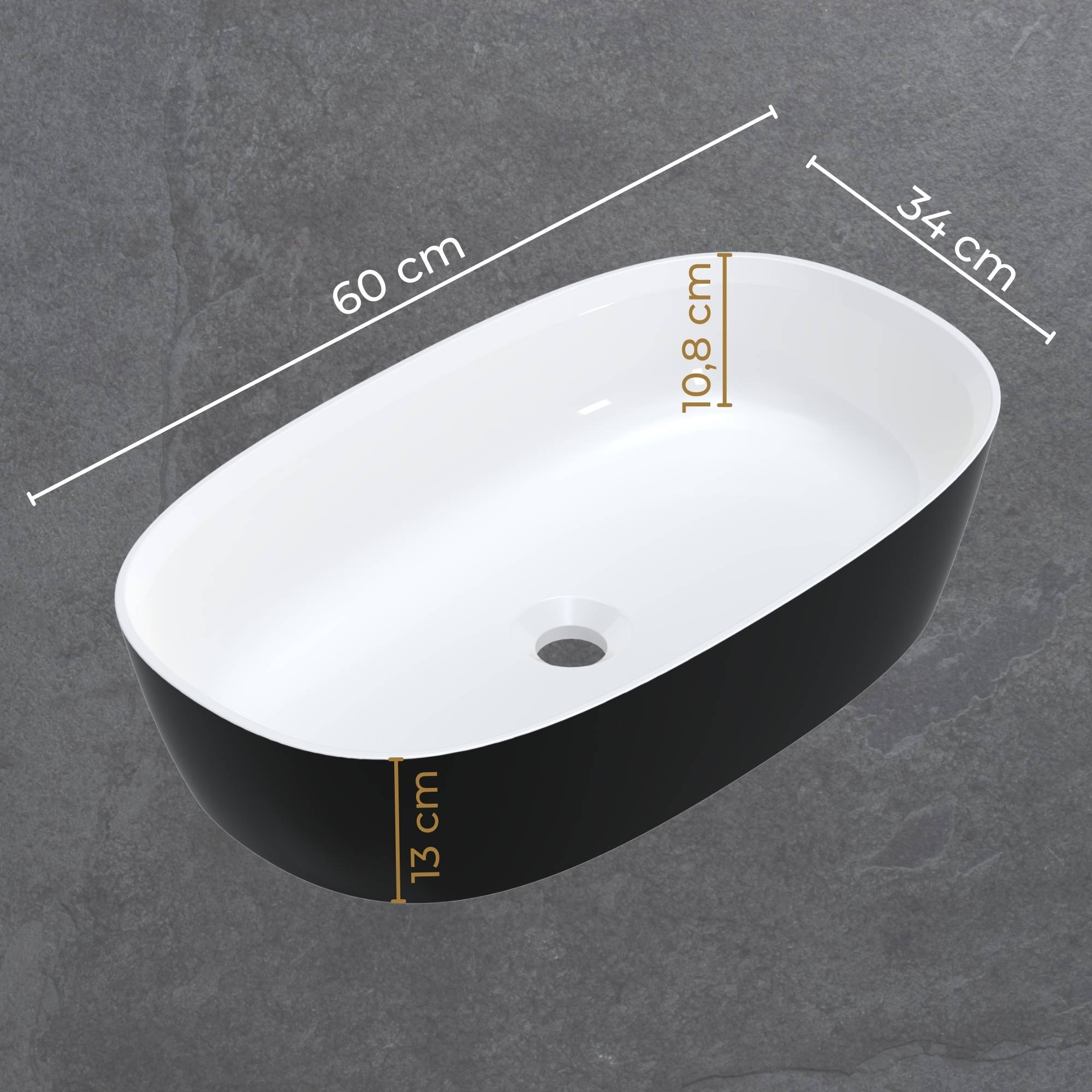 Umywalka LINA WIDE wymiary